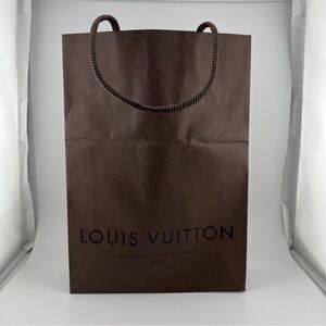 Louis Vuitton Madison Fondée Paris Brown Paper Bag